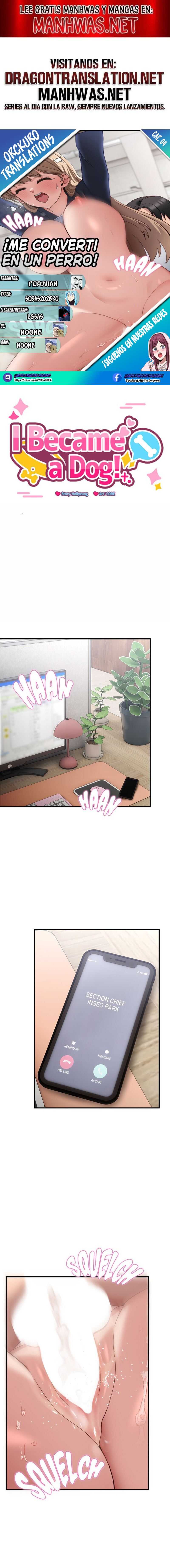 ¡Me convertí en un perro! Capítulo 4 - Página 1