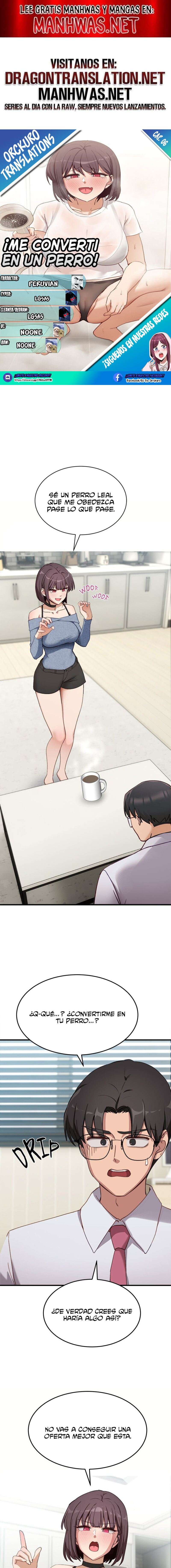 ¡Me convertí en un perro! Capítulo 6 - Página 1