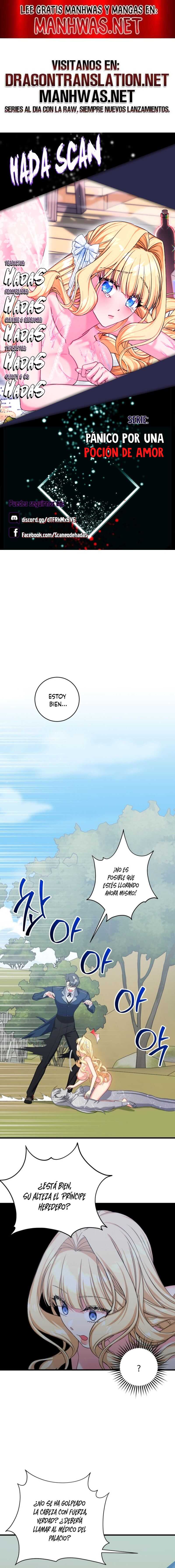 Pánico por una poción de amor Capítulo 2 - Página 1