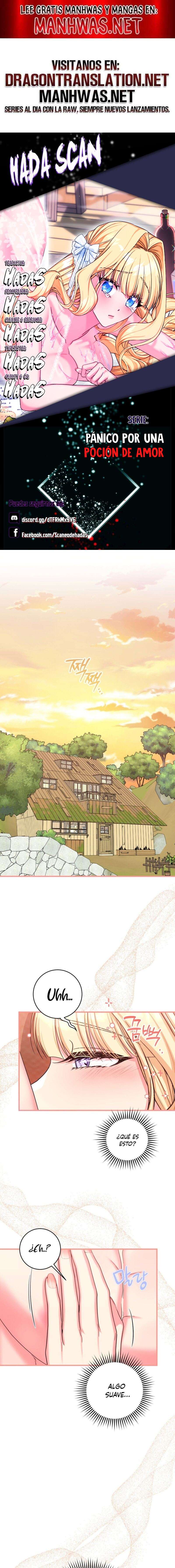Pánico por una poción de amor Capítulo 5 - Página 1