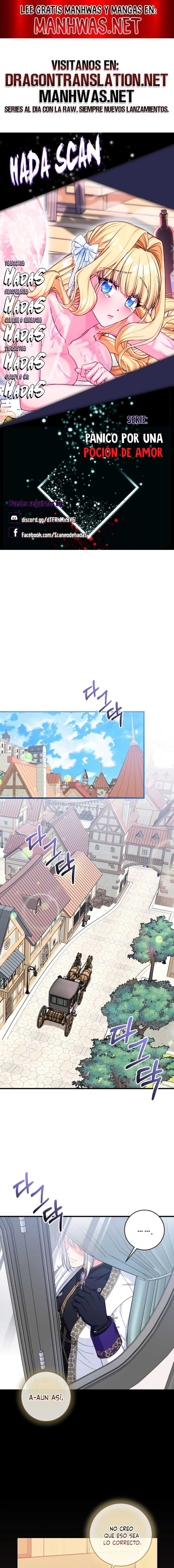 Pánico por una poción de amor Capítulo 6 - Página 1