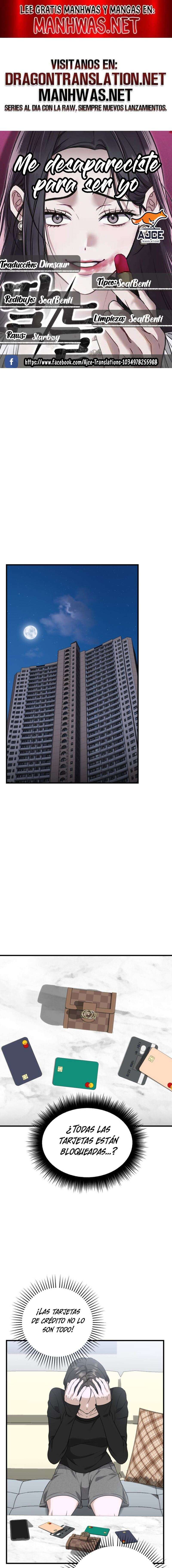 Me desapareciste para ser yo Capítulo 6 - Página 1