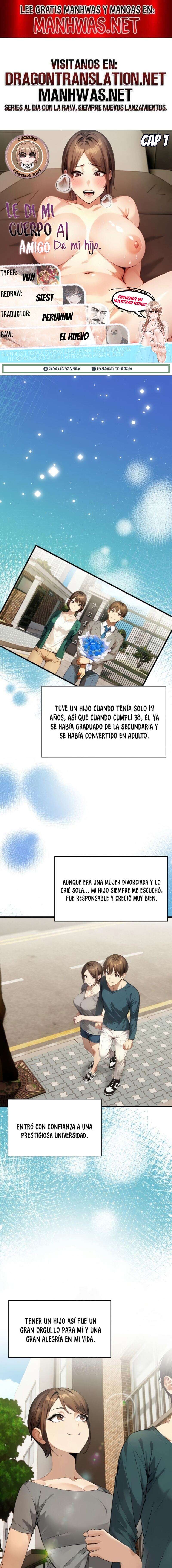 Le di mi cuerpo al amigo de mi hijo Capítulo 1 - Página 1