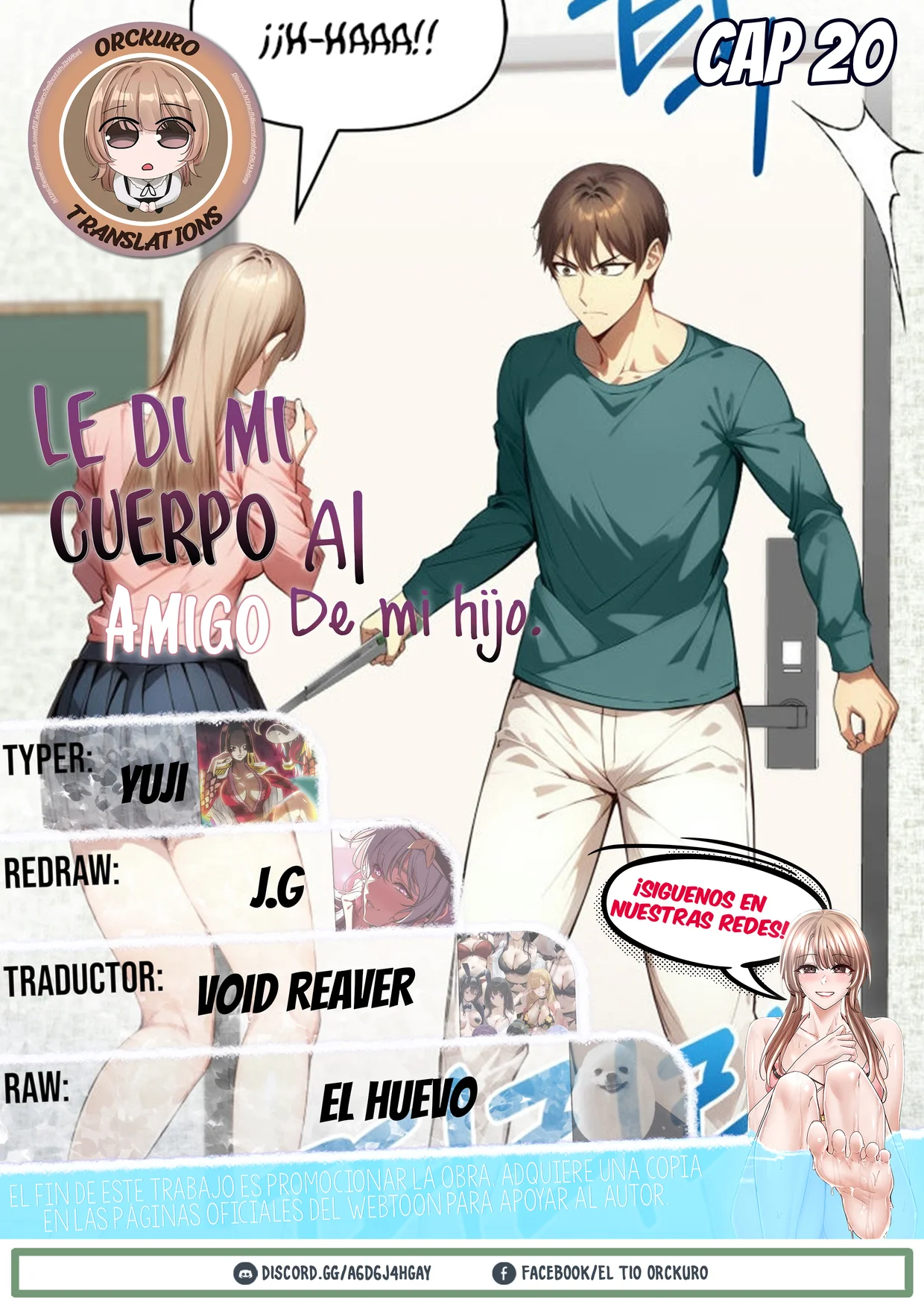 Le di mi cuerpo al amigo de mi hijo Capítulo 20 - Página 1