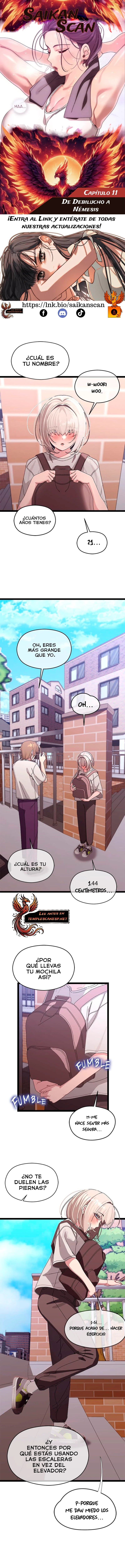 De debilucho a némesis Capítulo 11 - Página 1