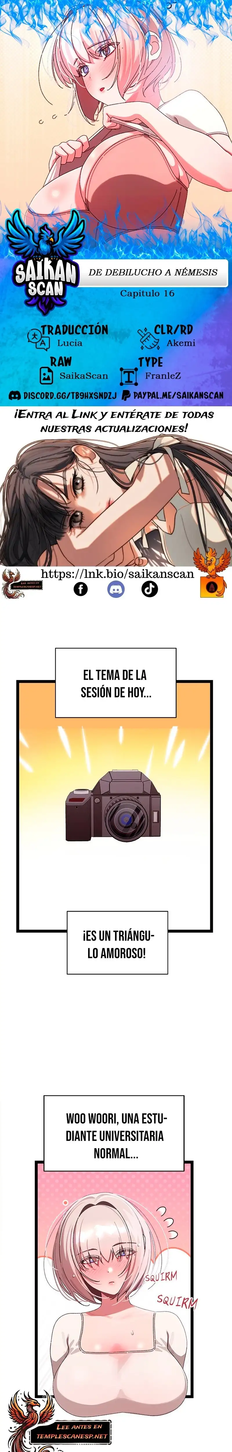 De debilucho a némesis Capítulo 16 - Página 1