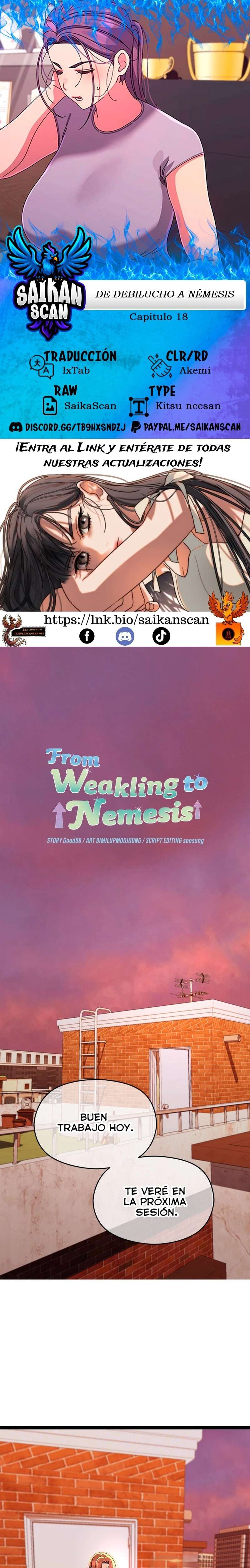 De debilucho a némesis Capítulo 18 - Página 1