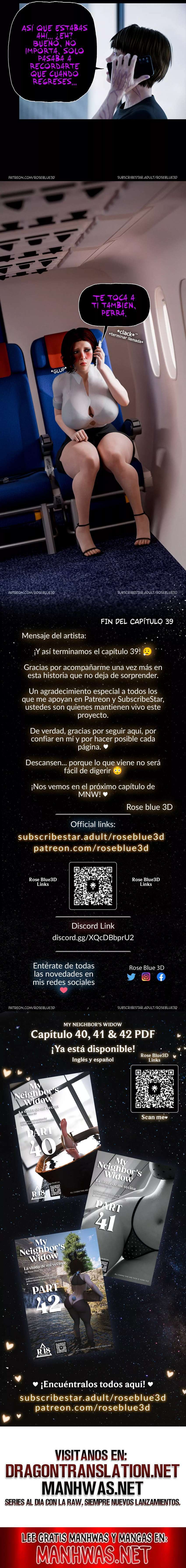 La Viuda de mi Vecina Capítulo 39 - Página 28