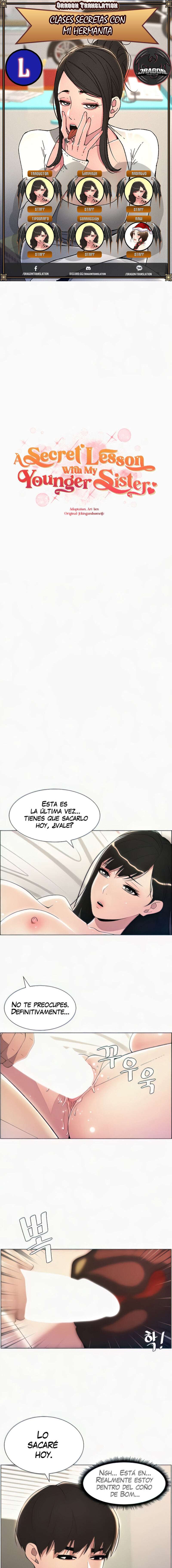 Clases Secretas con mi hermanita Capítulo 18 - Página 1