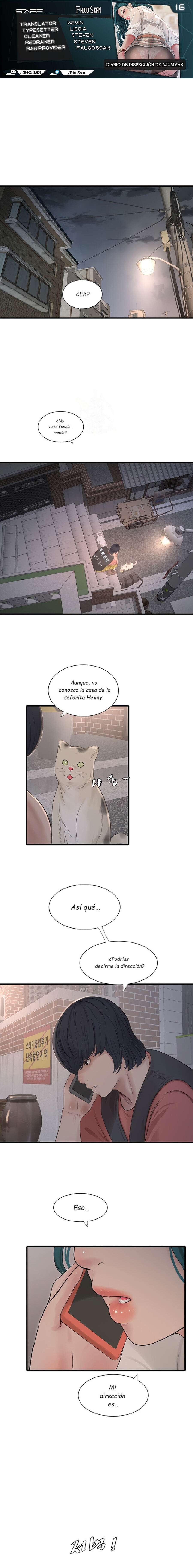 Diario de inspección de ajummas Capítulo 16 - Página 1