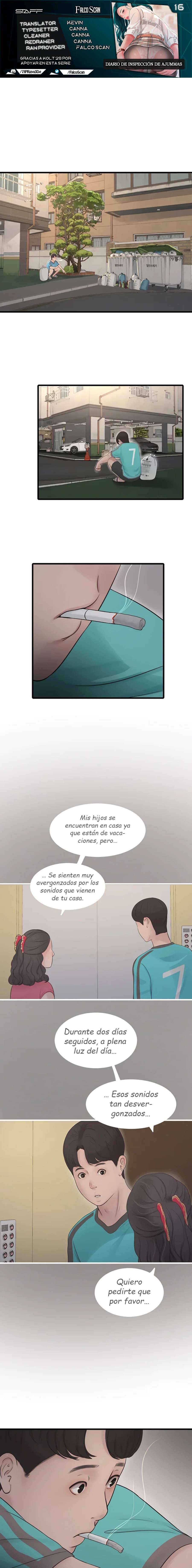 Diario de inspección de ajummas Capítulo 20 - Página 1