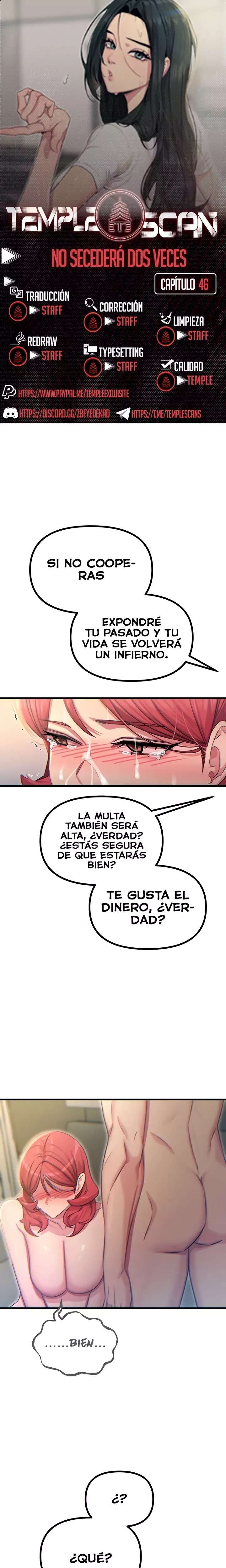 No caeré por segunda vez Capítulo 46 - Página 1