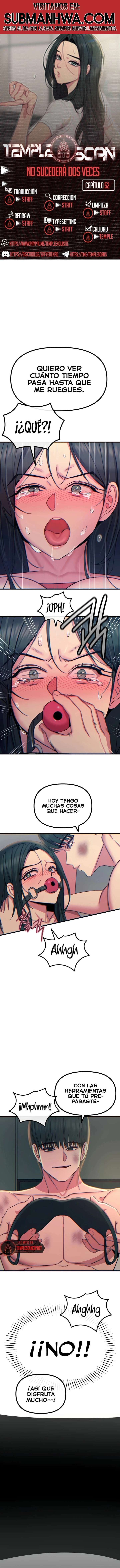 No caeré por segunda vez Capítulo 52 - Página 1