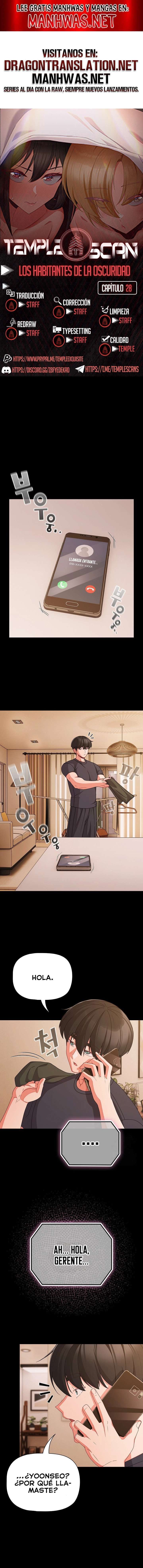 Seres de Oscuridad Capítulo 28 - Página 1