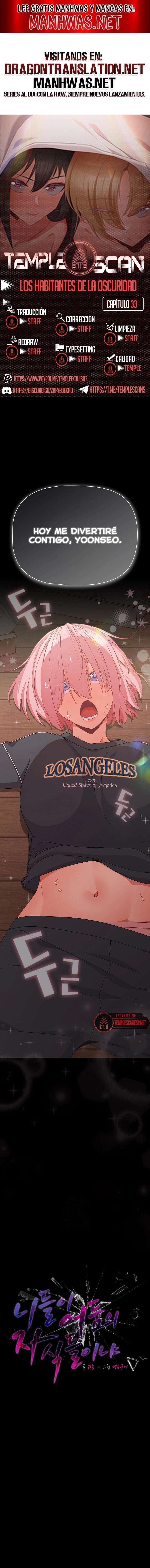 Seres de Oscuridad Capítulo 33 - Página 1