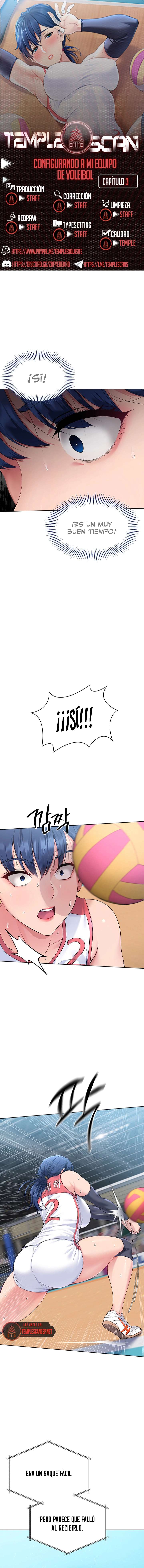Configurando A Mi Equipo De Voleybol Capítulo 3 - Página 1