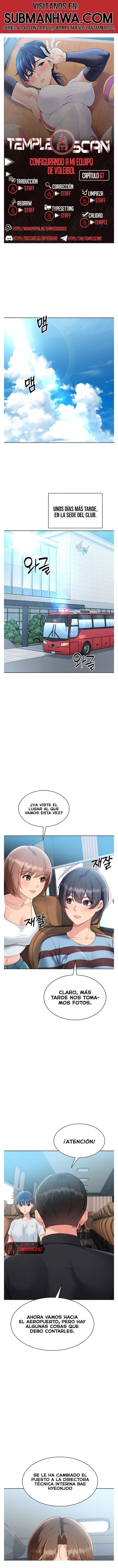 Configurando A Mi Equipo De Voleybol Capítulo 67 - Página 1