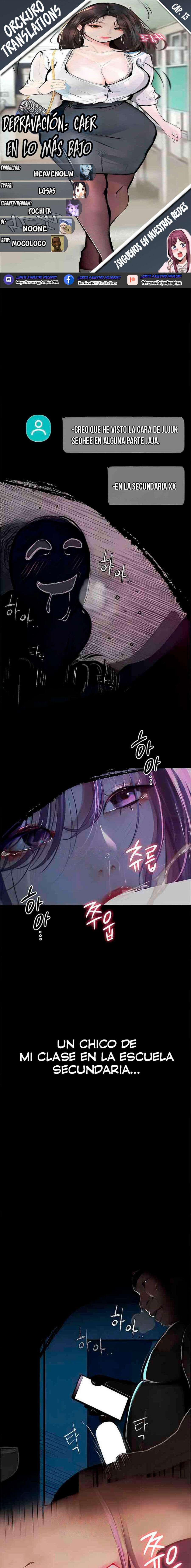 Depravación: caer en lo más bajo Capítulo 13 - Página 1