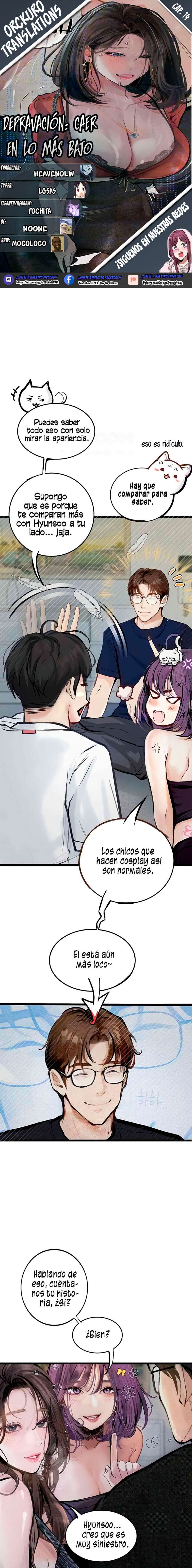 Depravación: caer en lo más bajo Capítulo 14 - Página 1