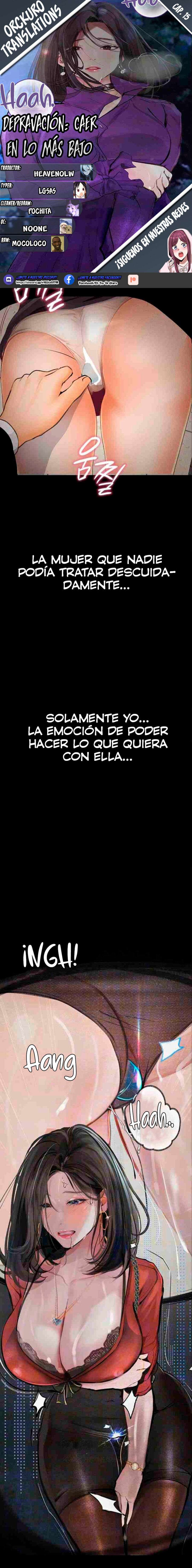 Depravación: caer en lo más bajo Capítulo 15 - Página 1
