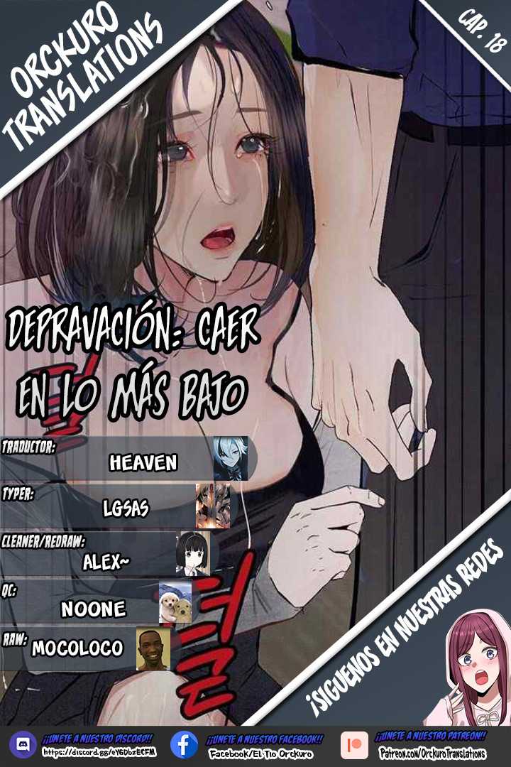 Depravación: caer en lo más bajo Capítulo 18 - Página 1