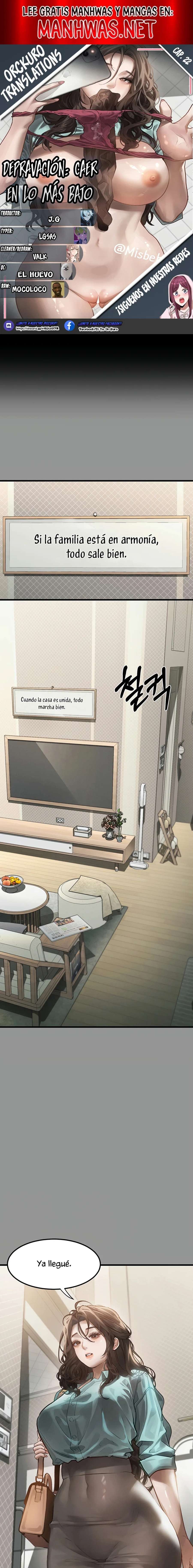 Depravación: caer en lo más bajo Capítulo 22 - Página 1