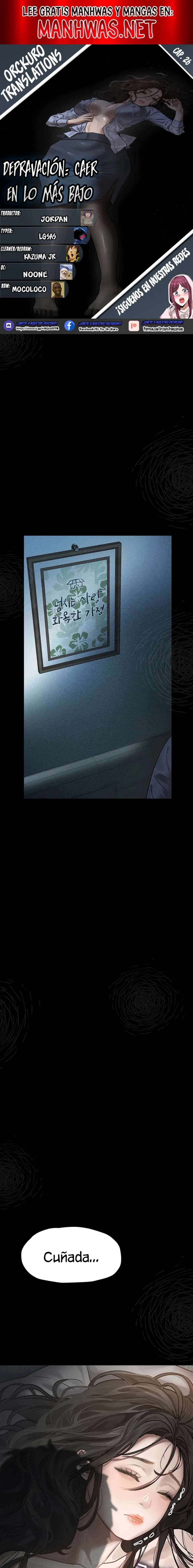 Depravación: caer en lo más bajo Capítulo 26 - Página 1