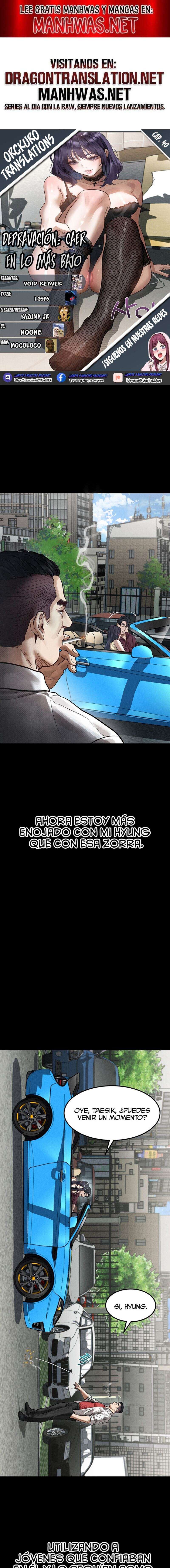 Depravación: caer en lo más bajo Capítulo 40 - Página 1
