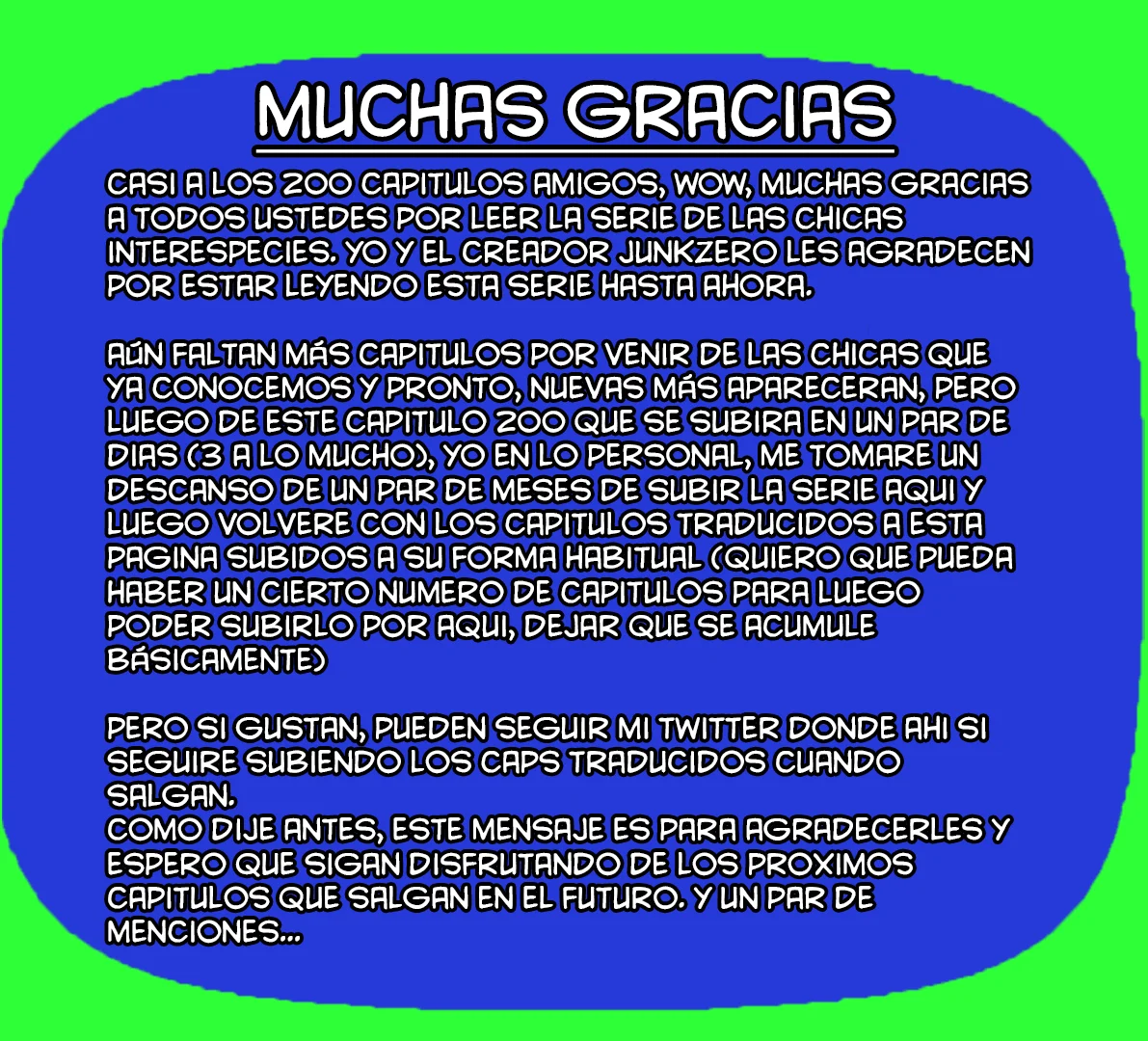 Las chicas interespecies y sus vidas cotidianas Capítulo 199.5 - Página 1