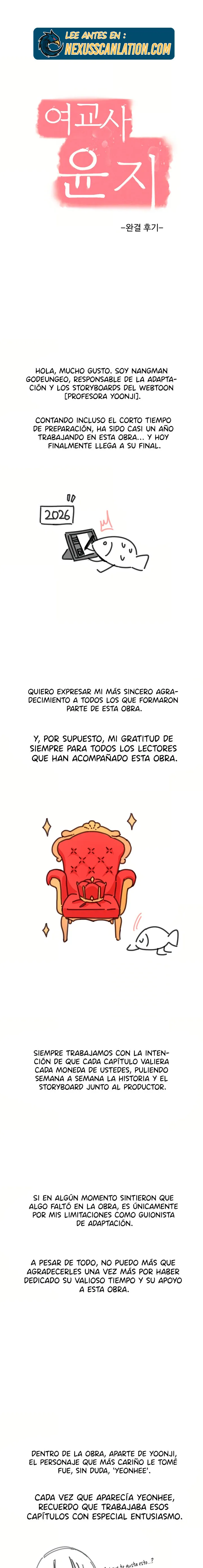 La profesora Yoonji Capítulo 39.5 - Página 1