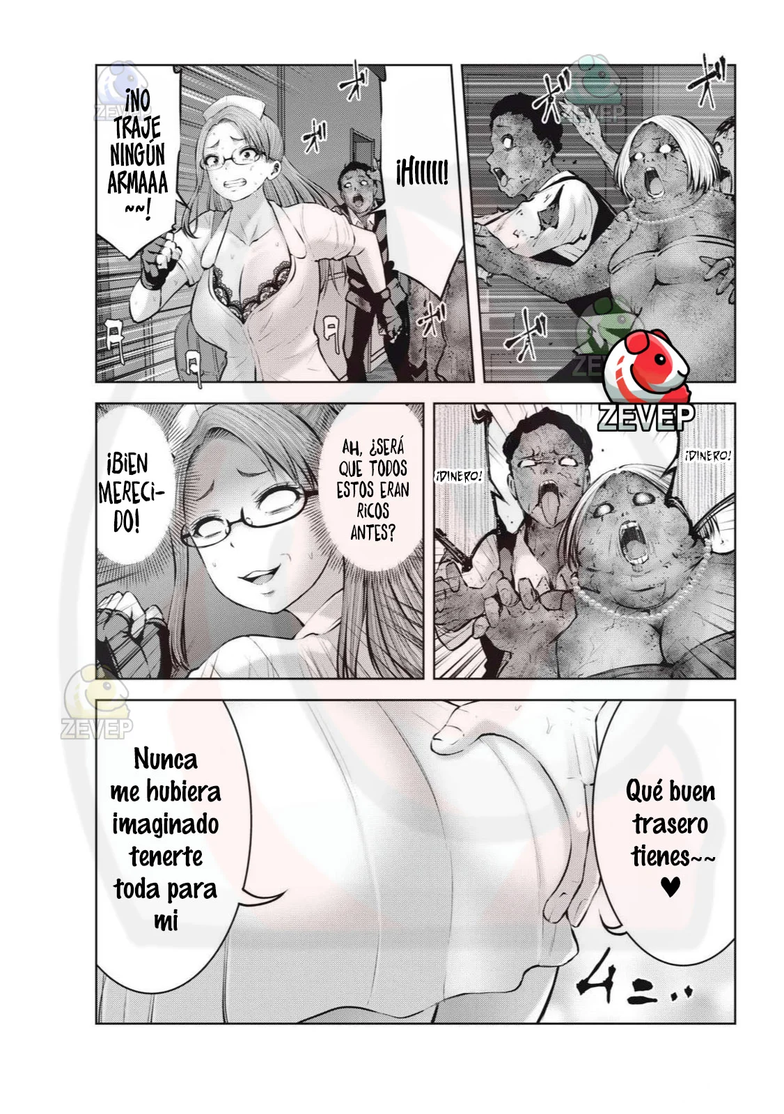 ZOMBIE SEKAI DE HAREM WO TSUKUROU Capítulo 14.2 - Página 12