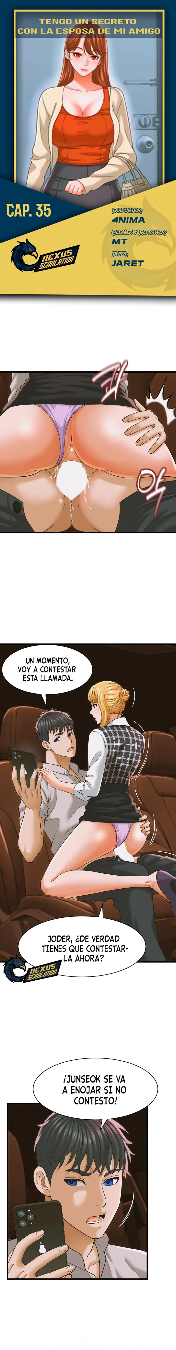 Vine a compartirle un secreto a la esposa de mi amigo Capítulo 35 - Página 1