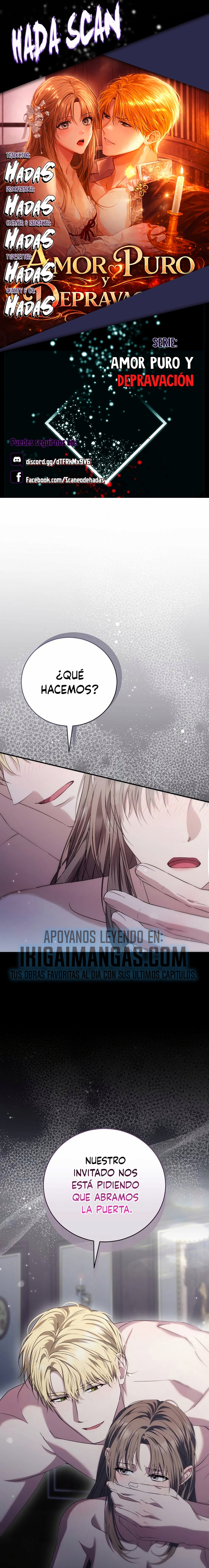 Amor puro y Depravación Capítulo 19 - Página 1