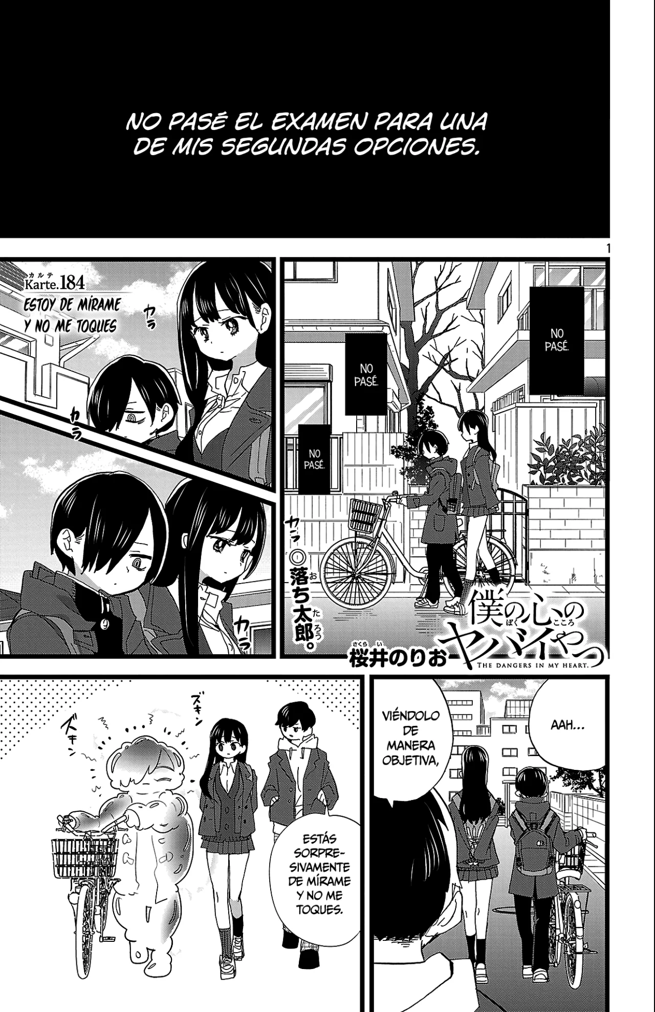 Boku no Kokoro no Yabai Yatsu Capítulo 184 - Página 3