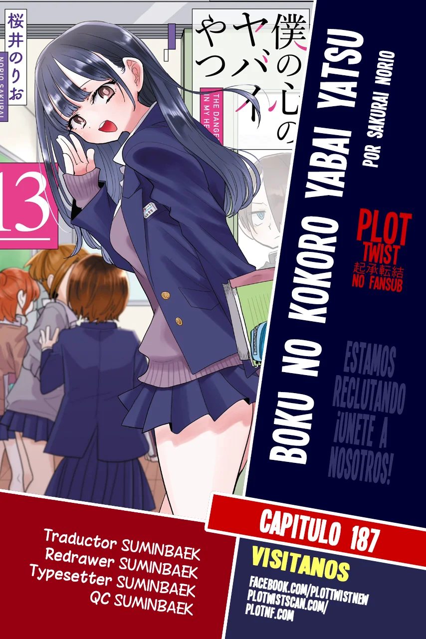 Boku no Kokoro no Yabai Yatsu Capítulo 187 - Página 1