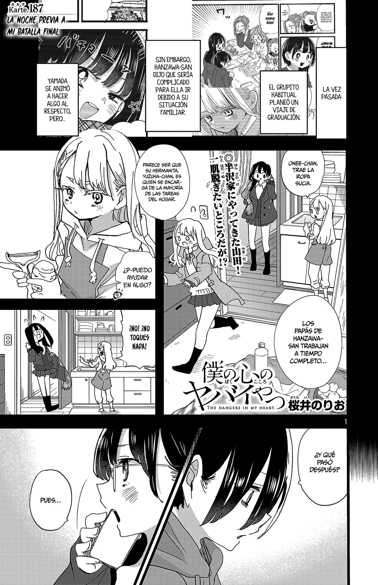 Boku no Kokoro no Yabai Yatsu Capítulo 187 - Página 2