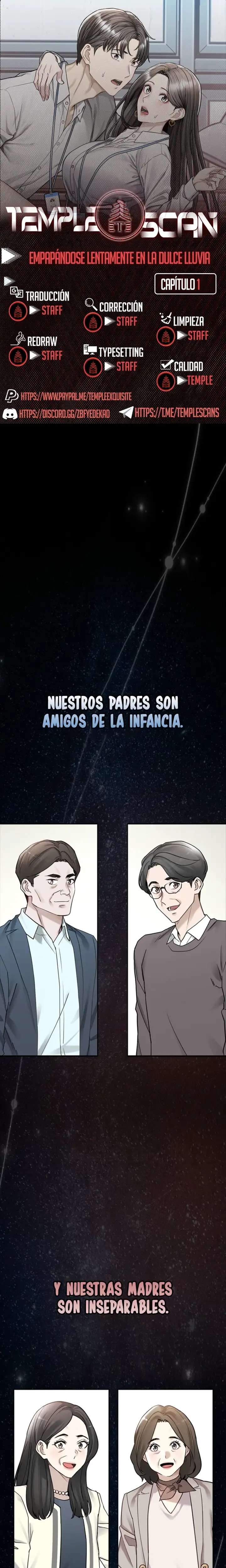 Empapandose Lentamente En La Dulce Lluvia Capítulo 1 - Página 1