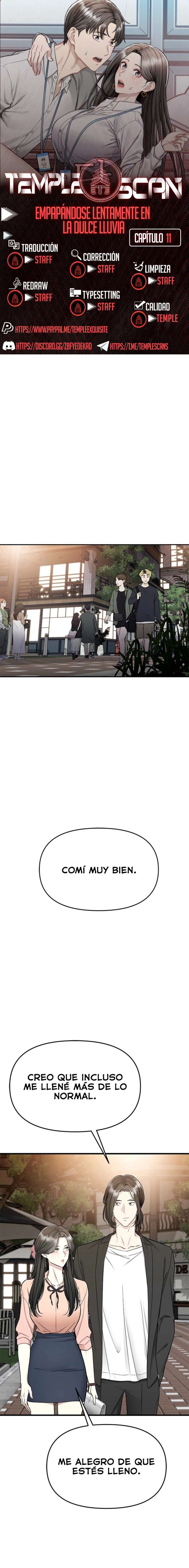 Empapandose Lentamente En La Dulce Lluvia Capítulo 11 - Página 1