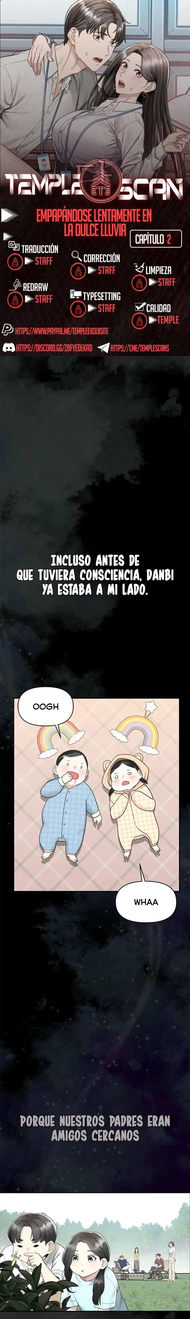 Empapandose Lentamente En La Dulce Lluvia Capítulo 2 - Página 1