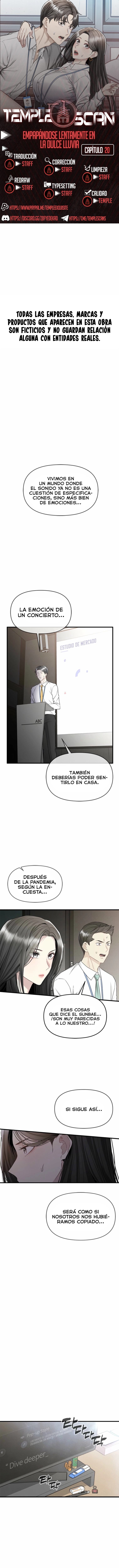 Empapandose Lentamente En La Dulce Lluvia Capítulo 20 - Página 1
