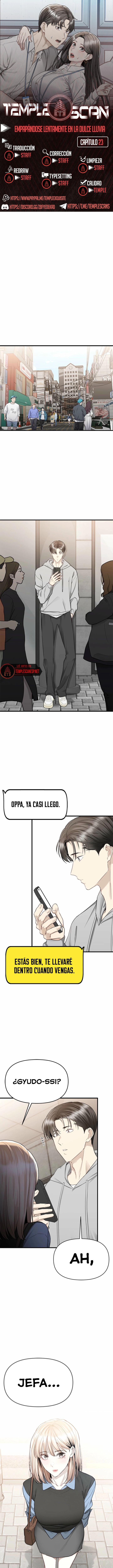 Empapandose Lentamente En La Dulce Lluvia Capítulo 23 - Página 1