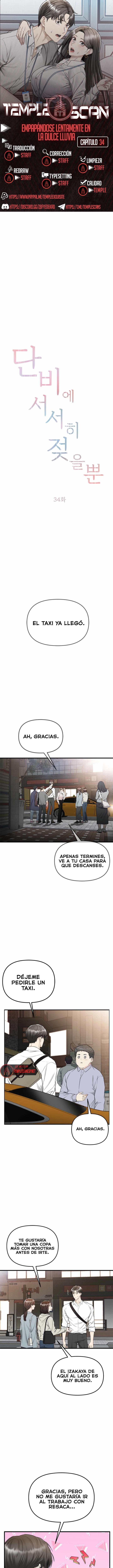 Empapandose Lentamente En La Dulce Lluvia Capítulo 34 - Página 1