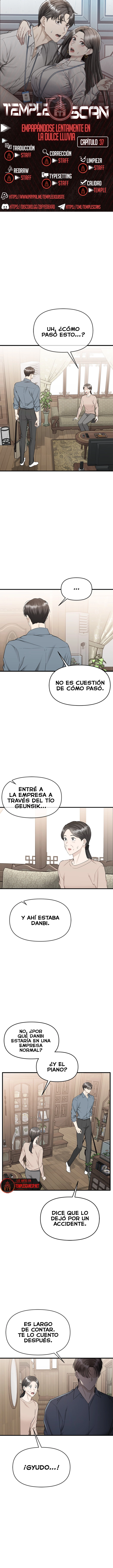 Empapandose Lentamente En La Dulce Lluvia Capítulo 37 - Página 1