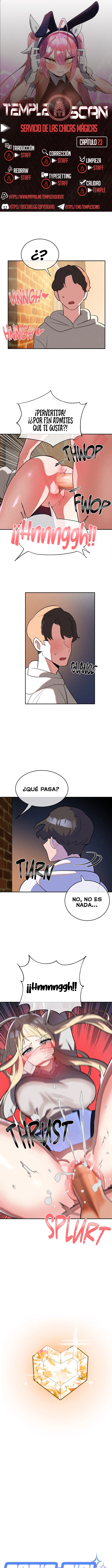 Trabajando con chicas magicas - Sin Censura Capítulo 23 - Página 1