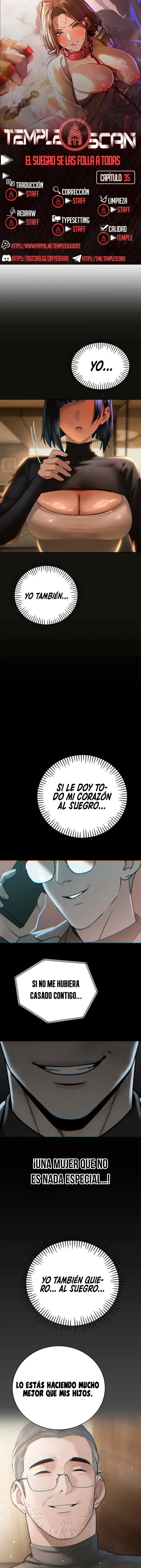 El suegro que devora todo Capítulo 35 - Página 1