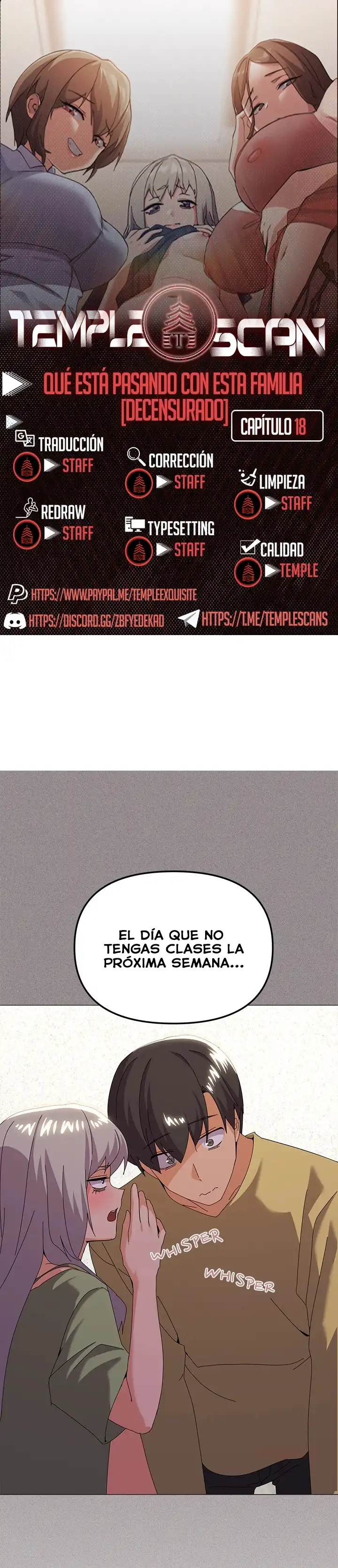 ¿Que le sucede a esta familia?  - Sin censura Capítulo 18 - Página 1