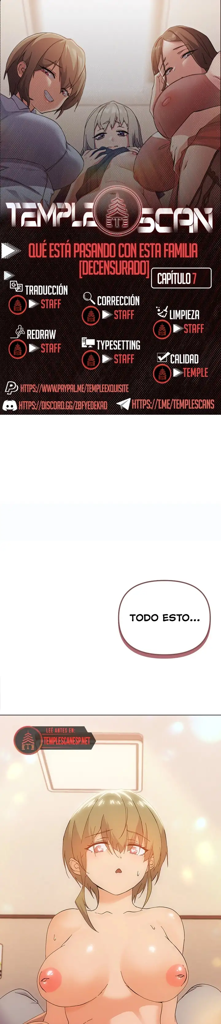 ¿Que le sucede a esta familia?  - Sin censura Capítulo 7 - Página 1