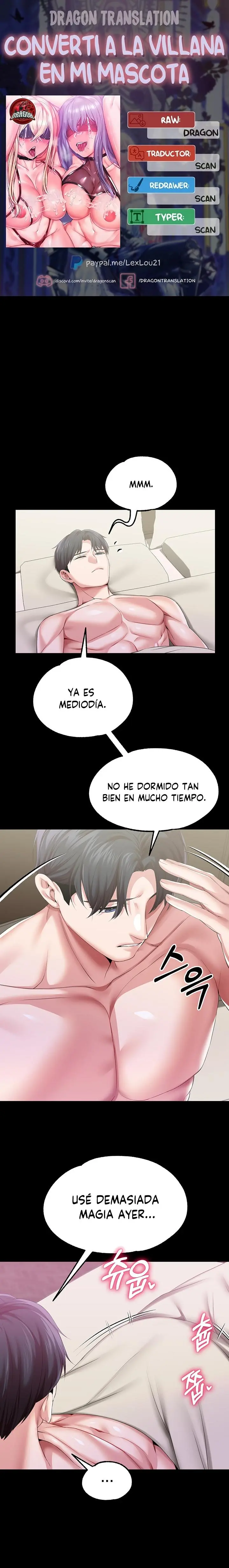 Convertí A La Villana En Mi Mascota Capítulo 49 - Página 1