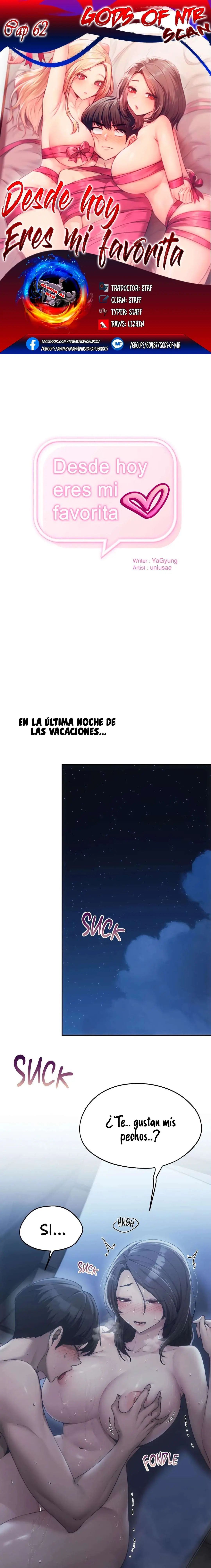 Desde Hoy eres mi Favorita Capítulo 62 - Página 1
