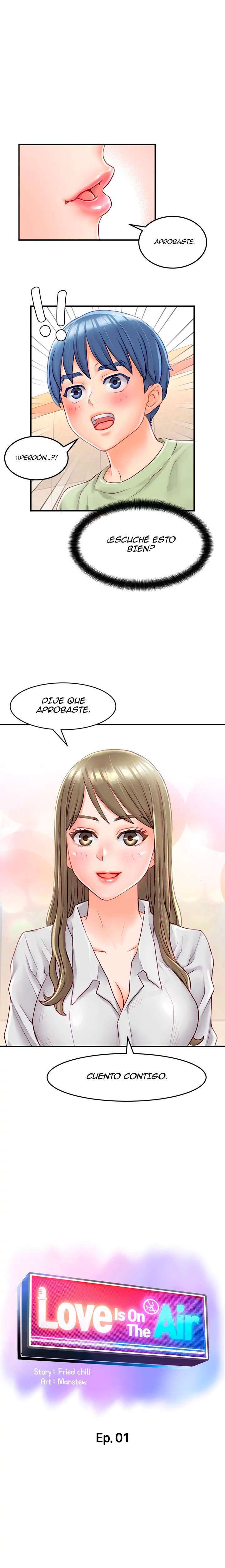 El Amor Está al Aire Capítulo 1 - Página 9